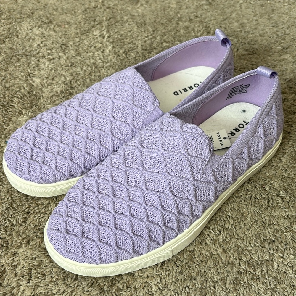 Torrid Lavender Slip On Sneakers
